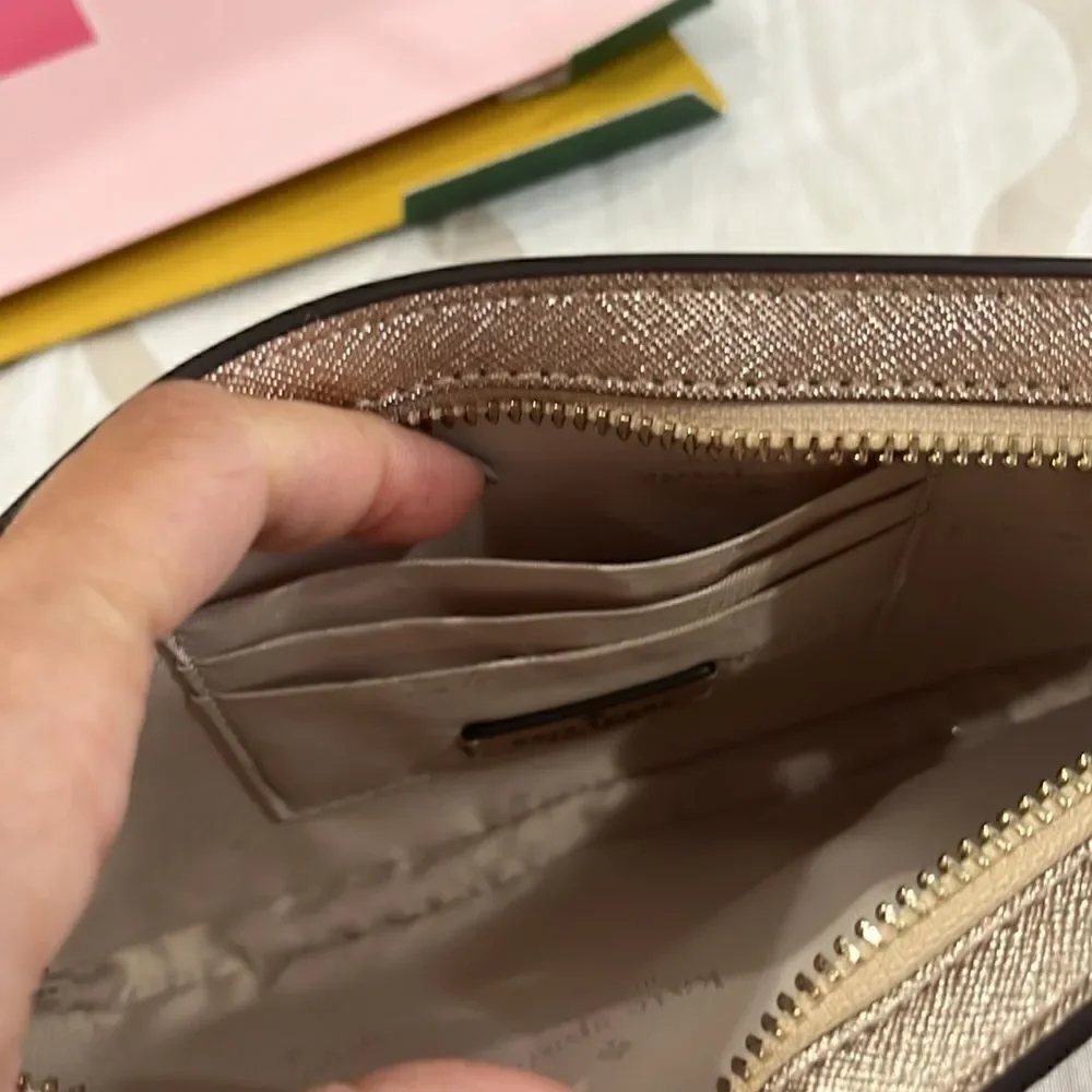Brand new gold clutch